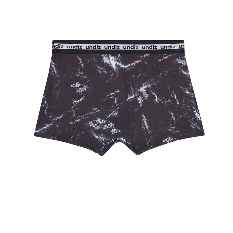 boxer imprimé effet marbre - noir boxer imprimé effet marbre - noir;