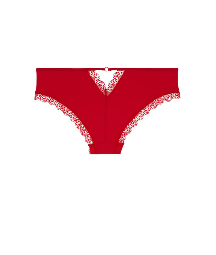 Shorty en micro à message bigloviz rouge.