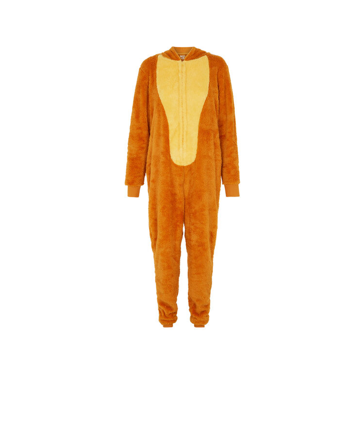 Combi polaire à capuche alexiz camel.