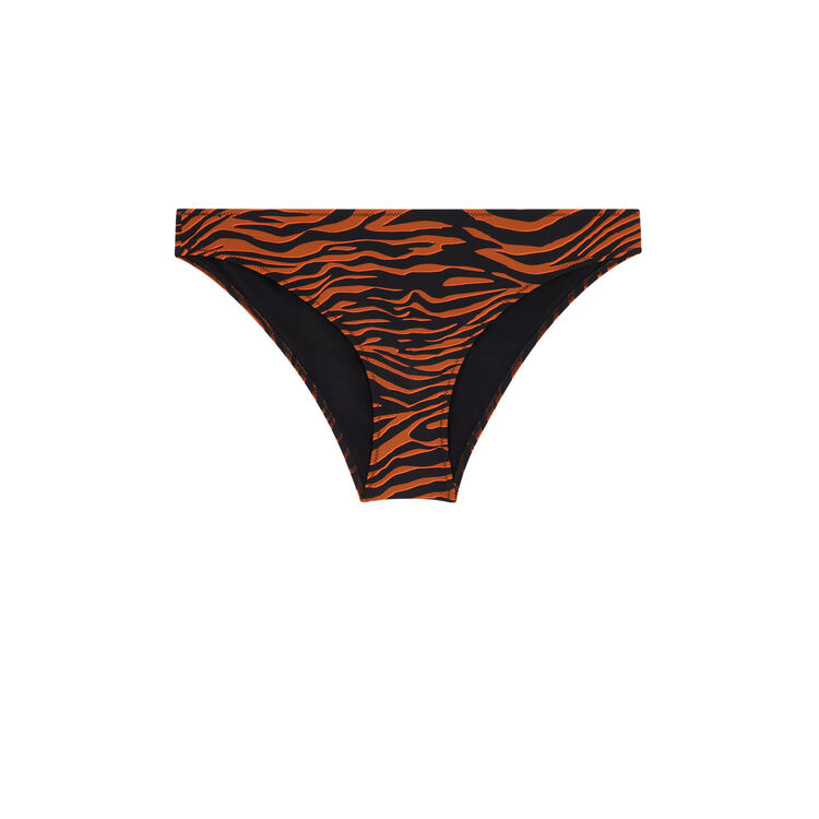Bas de maillot de bain slip marron afrozebriz Bas de maillot de bain slip marron afrozebriz;