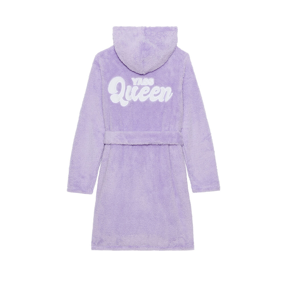 Peignoir polaire queen - violet violet.