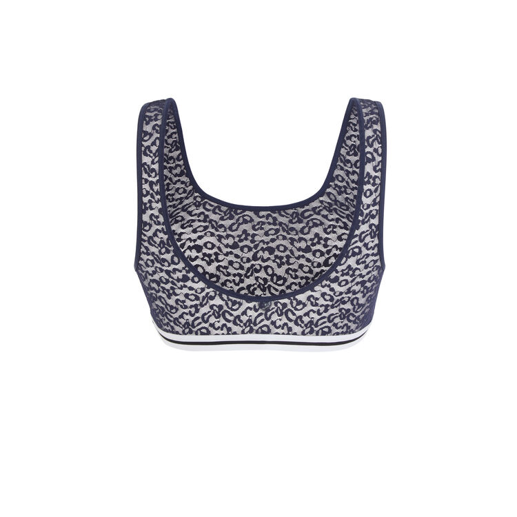 Brassière bleu marine secretiz leopiz bleu.