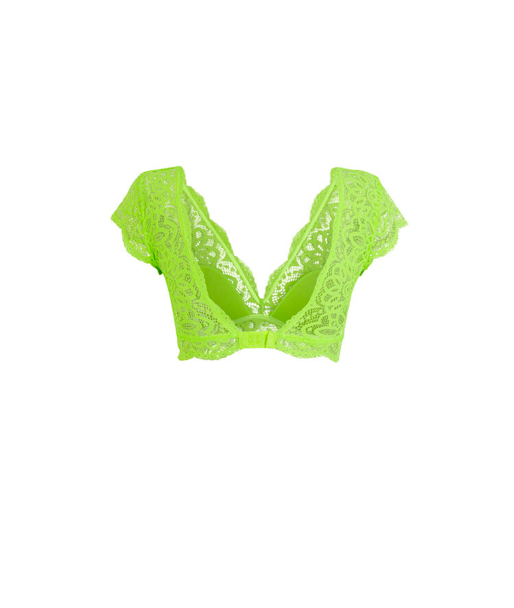Soutien-gorge brassière jaune fluo tripoliz jaune.
