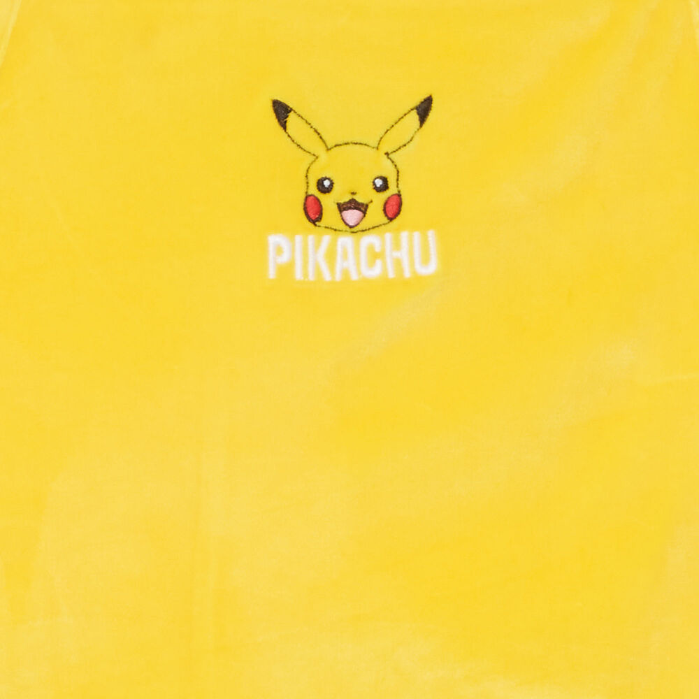 Crop top à bretelles fines pikachu - jaune jaune.