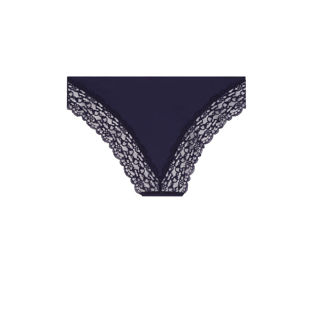 Culotte en micro shomiz bleu.