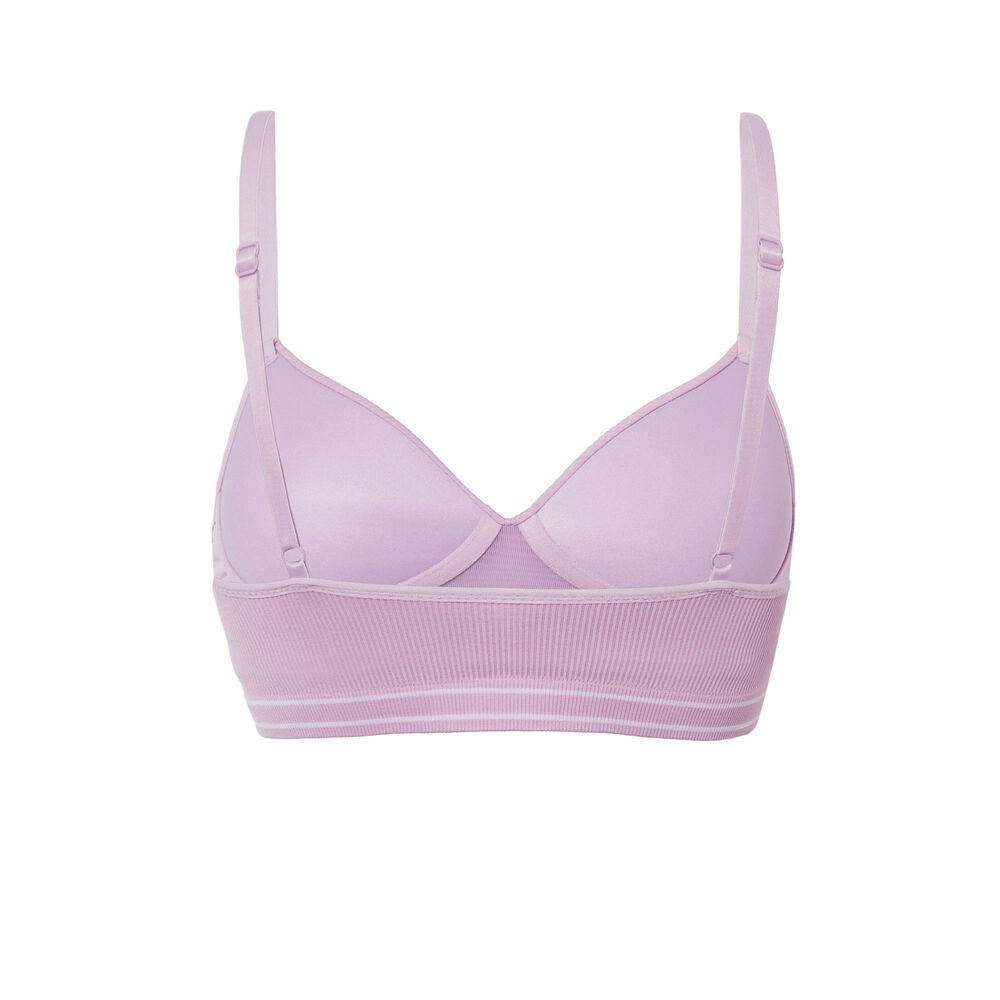 Soutien-gorge brassière seamless - lilas violet.