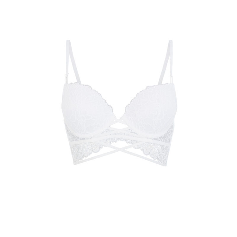 soutien-gorge push en dentelle - blanc soutien-gorge push en dentelle - blanc ;