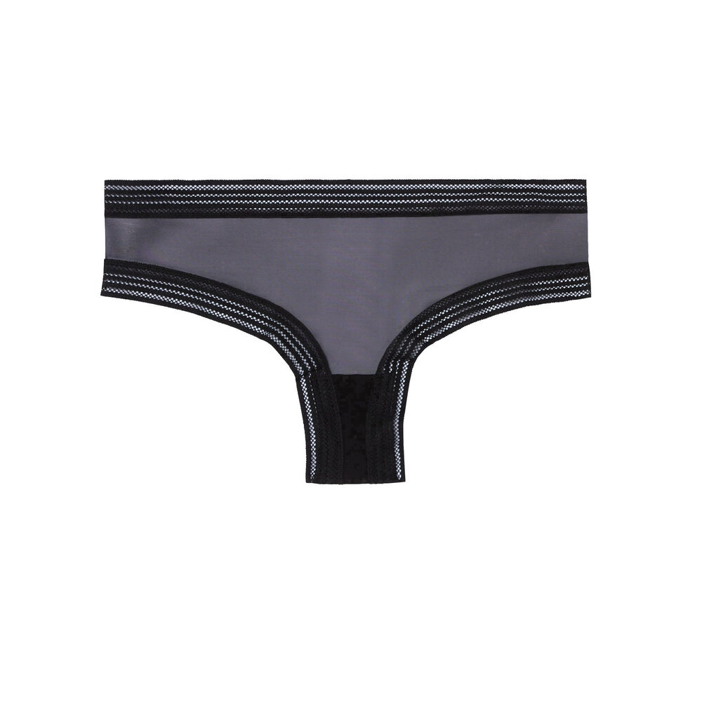 Shorty en tulle wafiz noir.