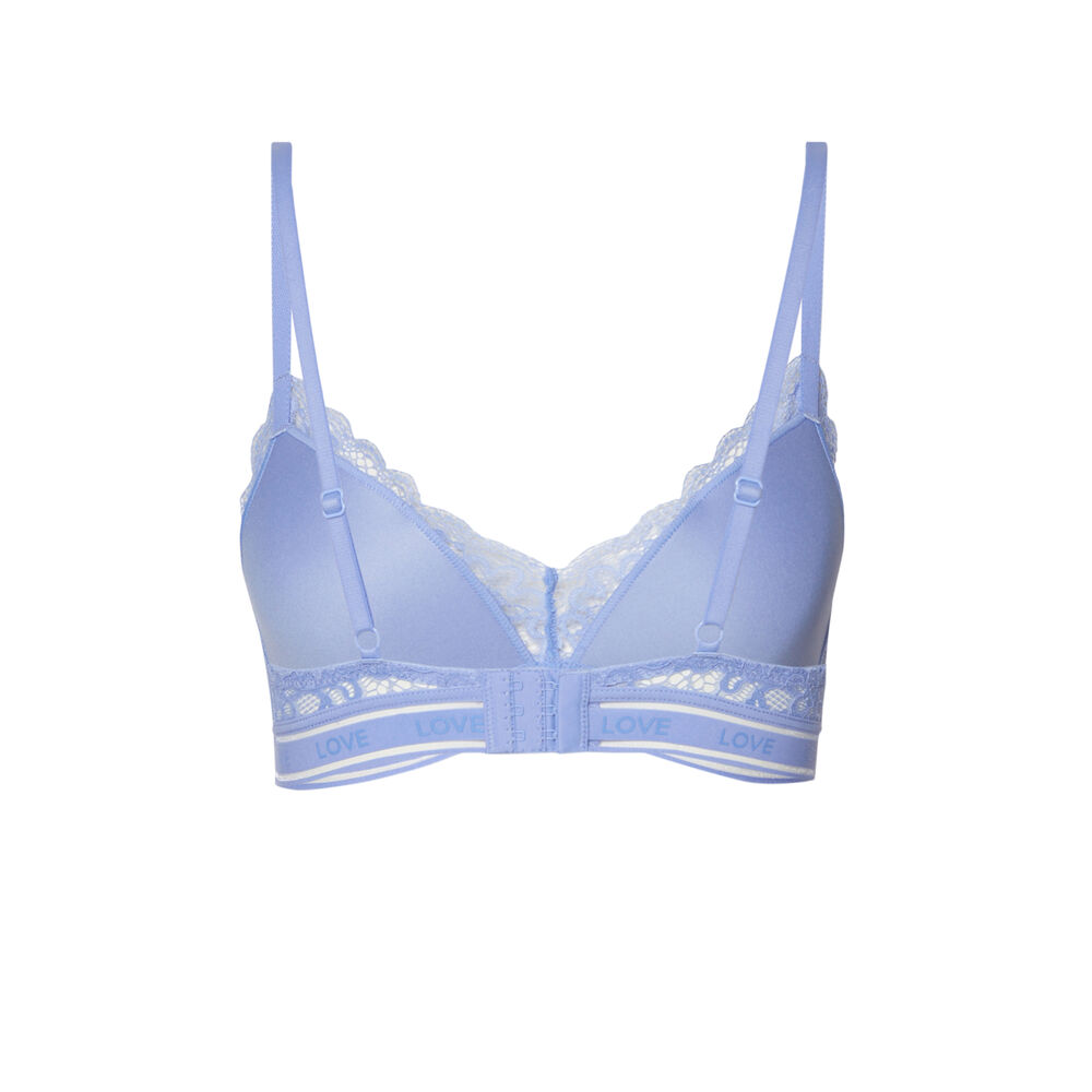 Soutien-gorge brassière sans armatures - bleu ciel bleu.