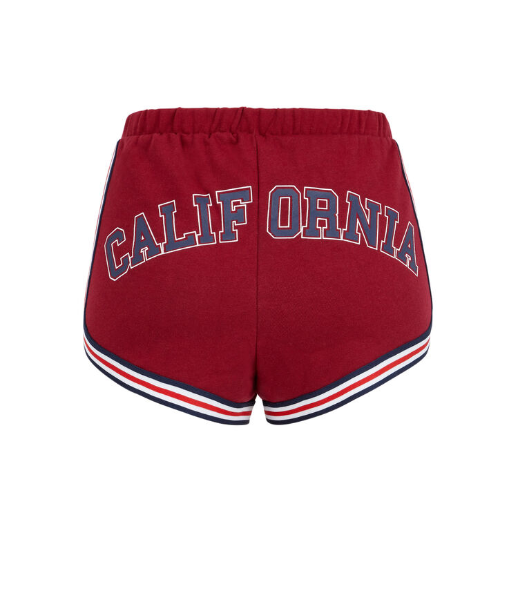 Short message brodé californiz bordeaux.