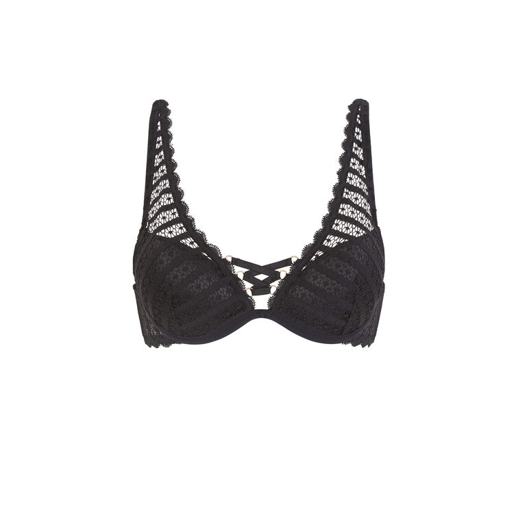 Soutien-gorge foulard push noir modiz Soutien-gorge foulard push noir modiz;