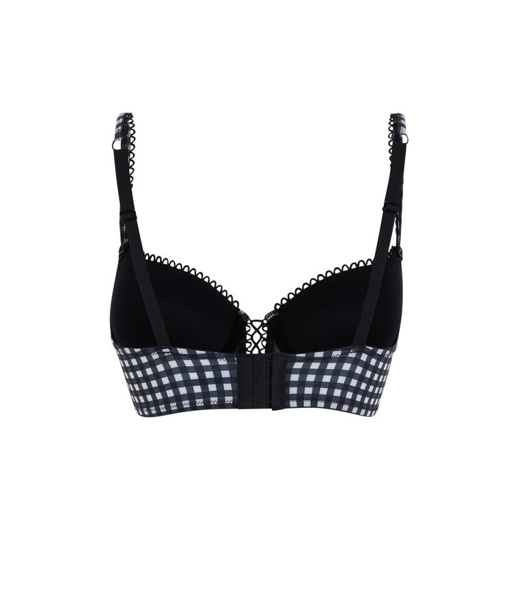 Soutien-gorge bustier ampli - noir noir.