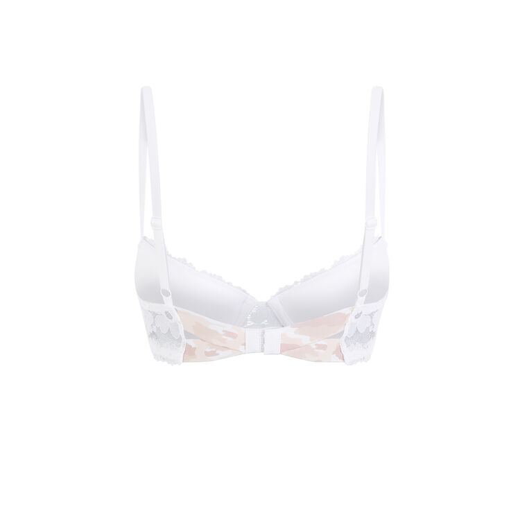 Soutien-gorge ampli dentelle detail camo coloramadiz blanc.