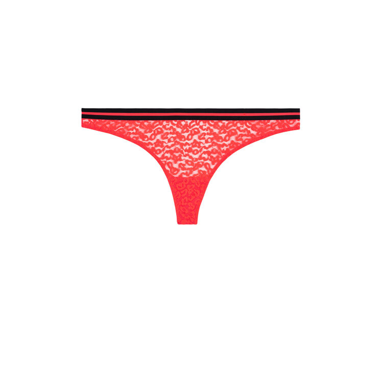 String corail fluo secretiz leopiz rose.