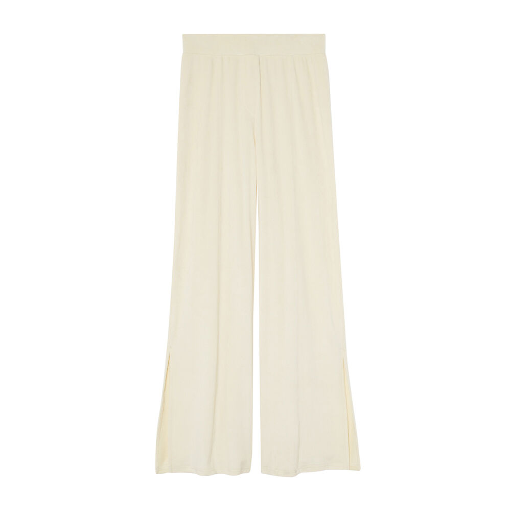 Pantalon en velours à fente - écru ecru.