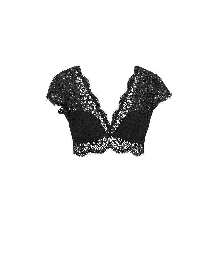 Soutien-gorge brassière noir tripoliz noir.
