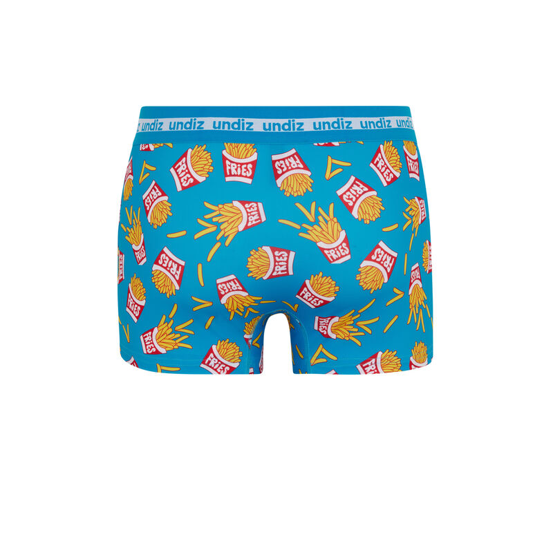 boxer imprimé frites - bleu boxer imprimé frites - bleu;