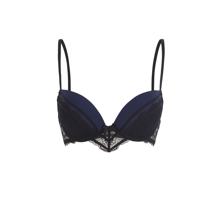 Soutien-gorge push bleu marine princiz bleu.