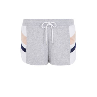 Short molletonne relouiz gris clair.