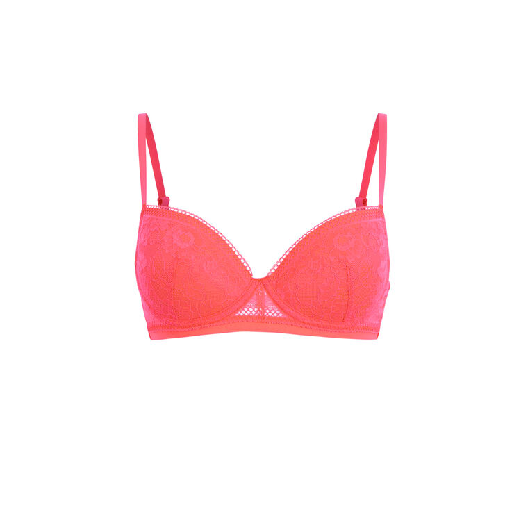 Soutien-gorge ampli corail fluo revoltiz rose.