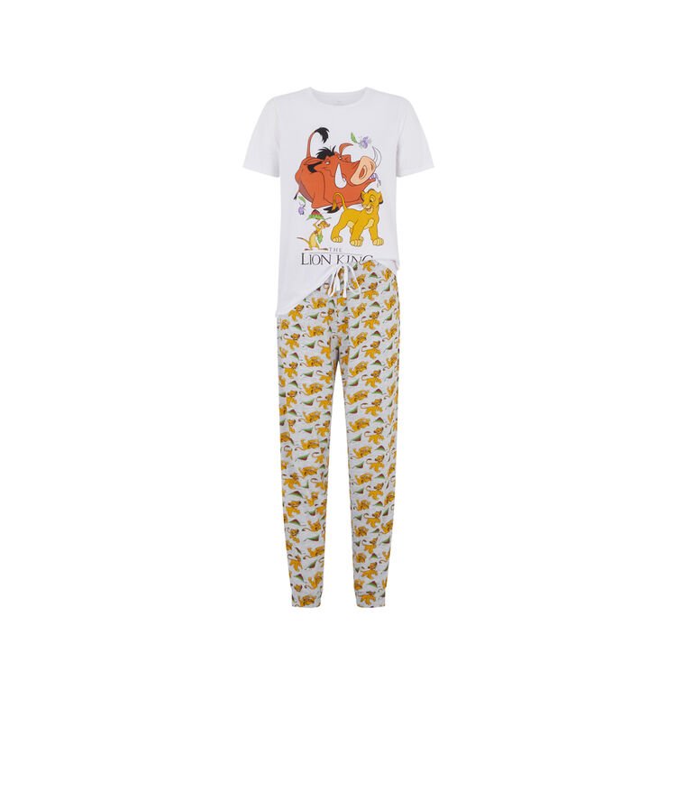 Pyjama set le roi lion - blanc blanc.
