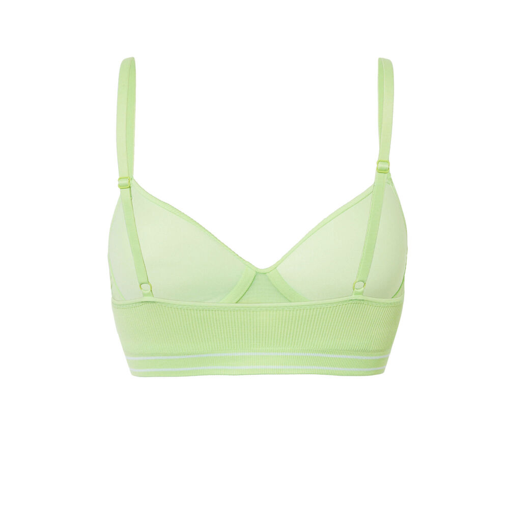 Soutien-gorge brassière seamless - vert vert.