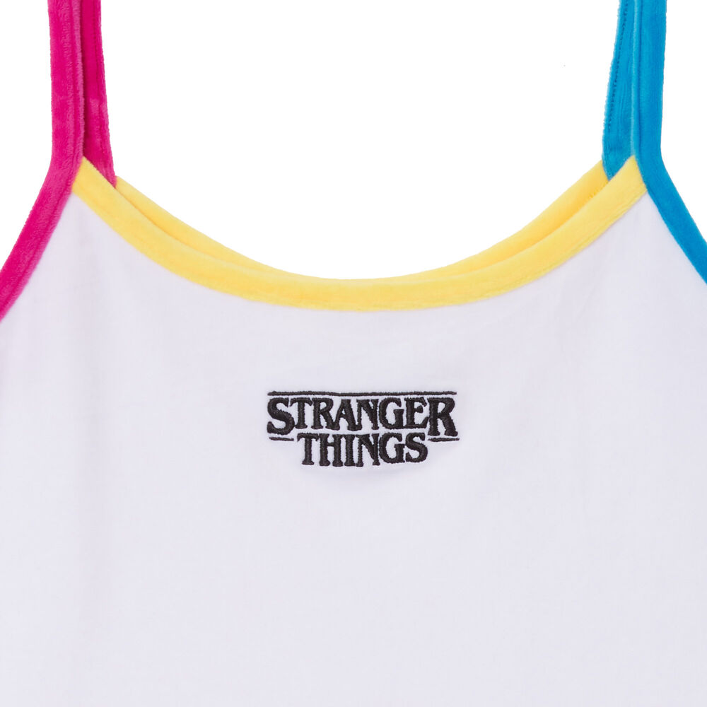 Crop top stranger things - blanc blanc.