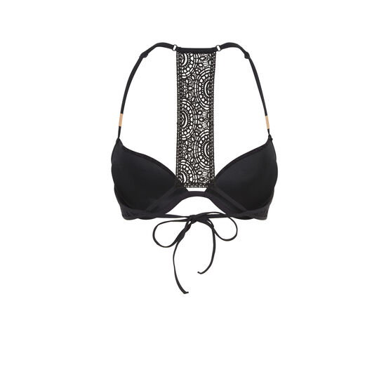 Haut de maillot de bain push noir lagooniz Haut de maillot de bain push noir lagooniz;