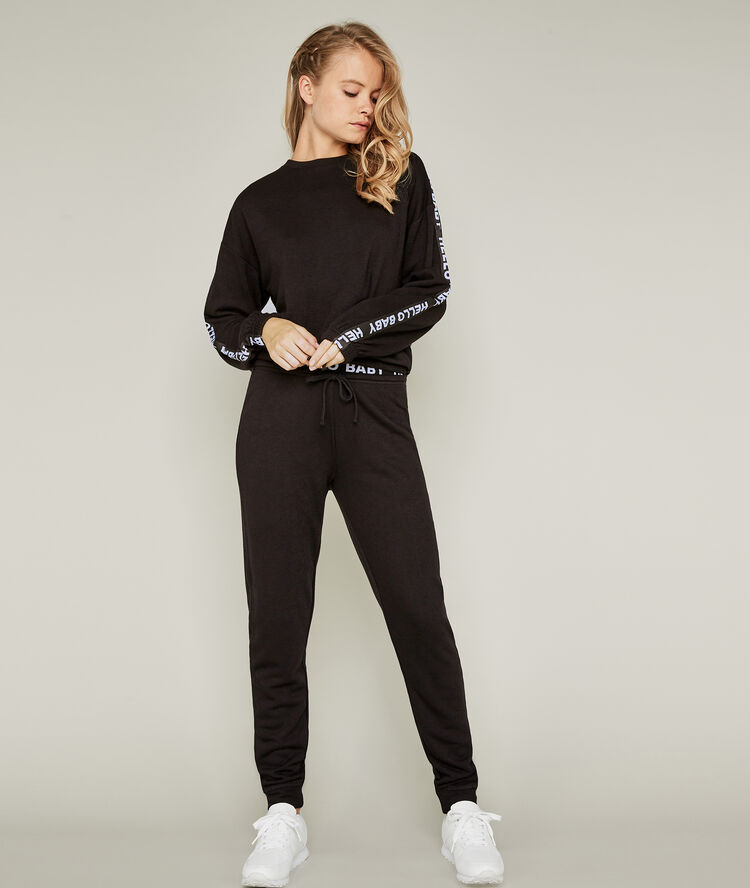 Sweat noir hellobabiz black.