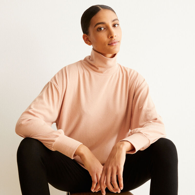 top col roulé - beige top col roulé - beige ;