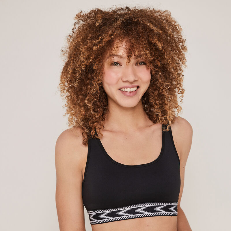 Brassière de sport bande imprimée ethnikiz Brassière de sport bande imprimée ethnikiz;