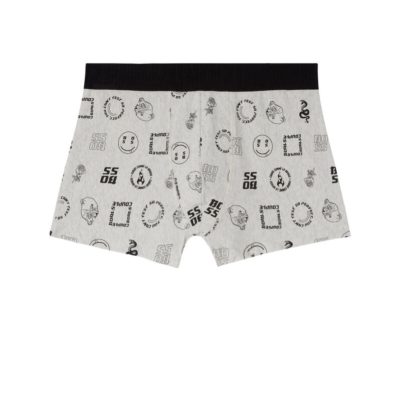 boxer à motifs boss - gris boxer à motifs boss - gris;