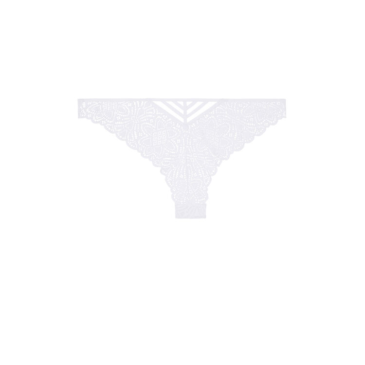 Tanga dentelle marceliz blanc.