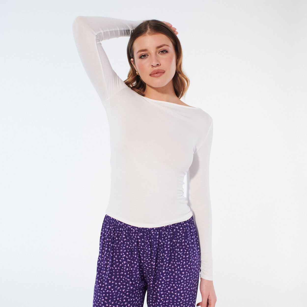 Top de pyjama à manches longues - XS