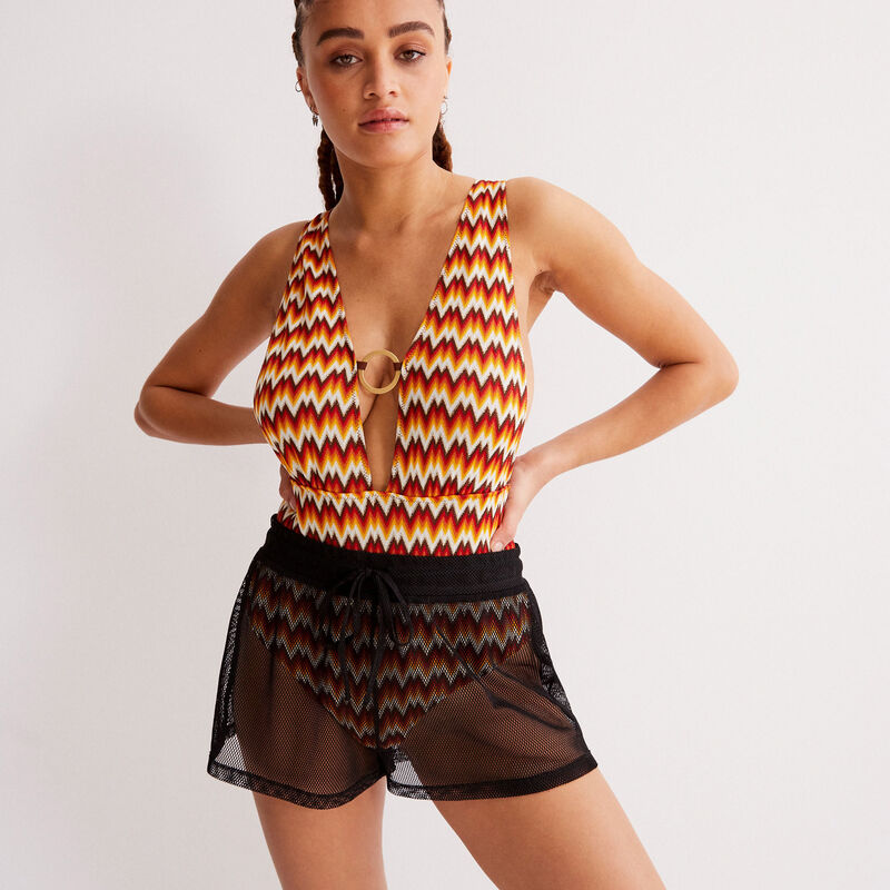 short en tulle transparent - noir short en tulle transparent - noir;