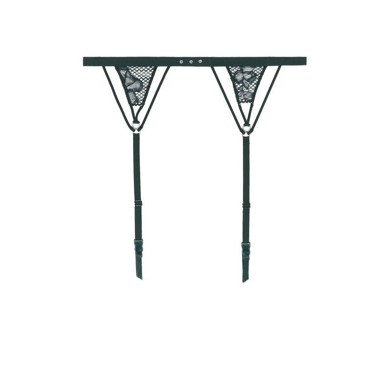 porte-jarretelle en dentelle - vert porte-jarretelle en dentelle - vert;