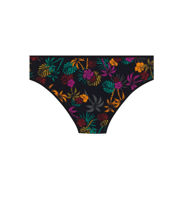 Shorty micro imprimée - noir noir.