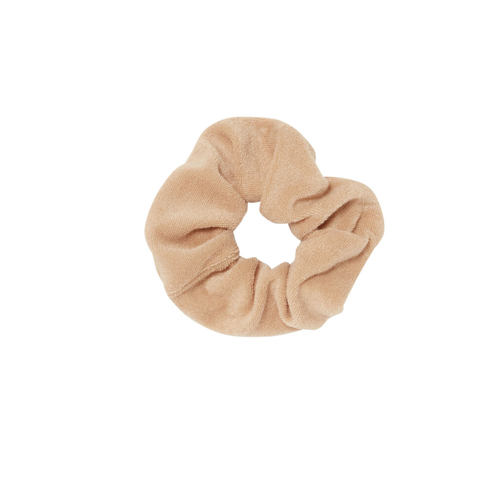 Chouchou en velours et éponge x romy - beige beige.