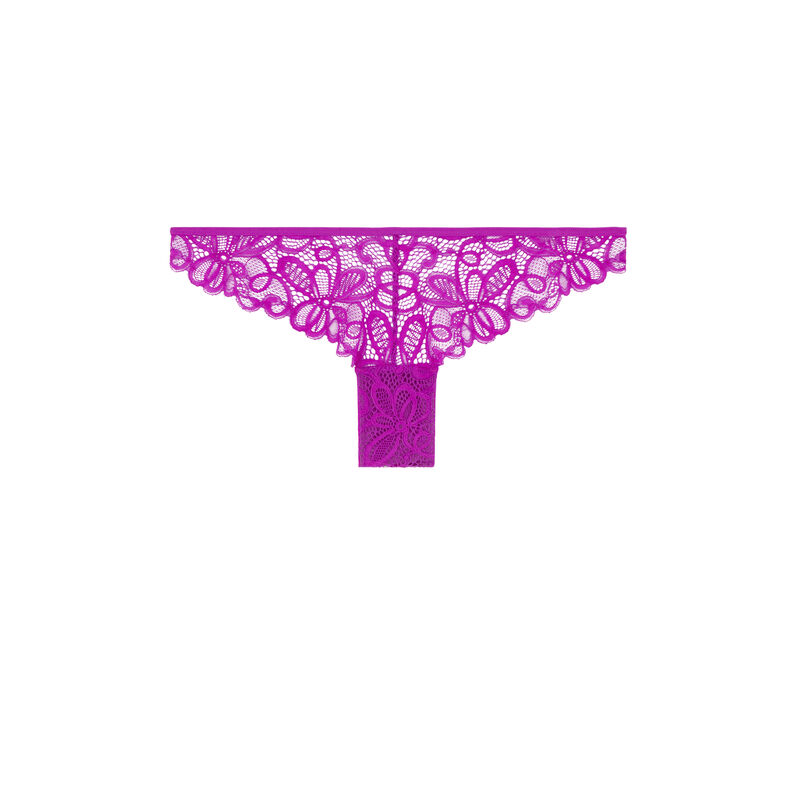 Tanga en dentelle - fuchsia Tanga en dentelle - fuchsia;