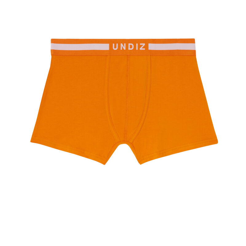 boxer uni en coton - orange boxer uni en coton - orange;