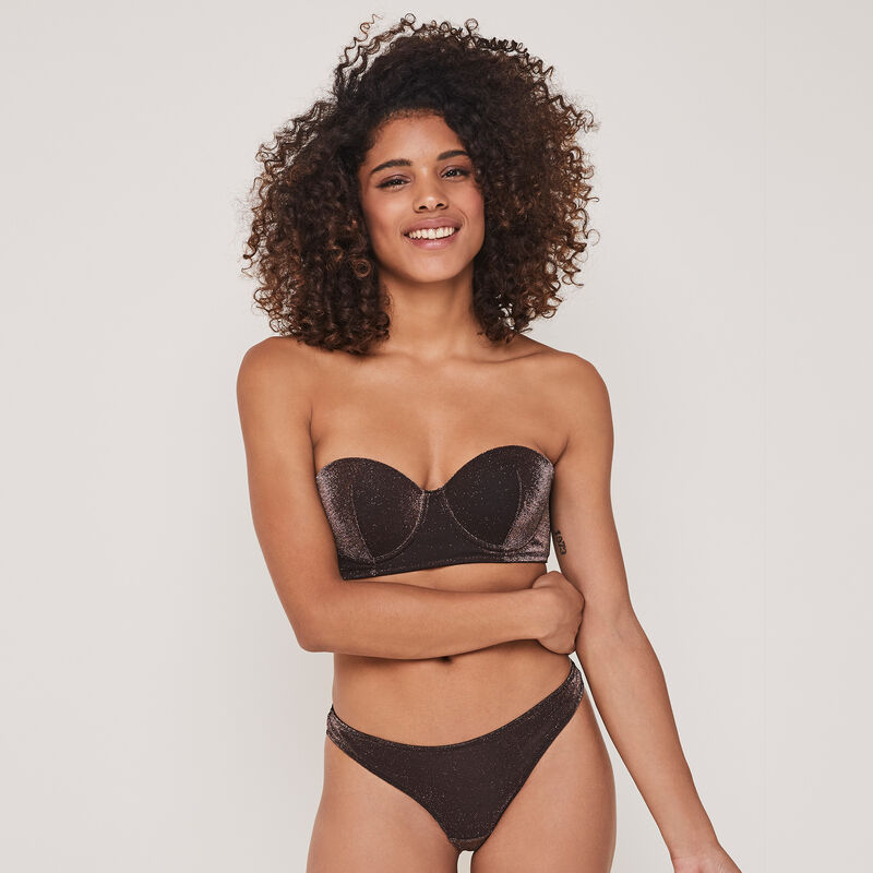 Soutien-gorge bustier ampliforme brillant partiz braiz Soutien-gorge bustier ampliforme brillant partiz braiz;