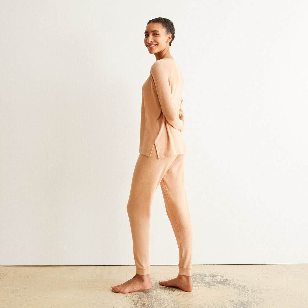 Pantalon cordon à nouer - rose rose.
