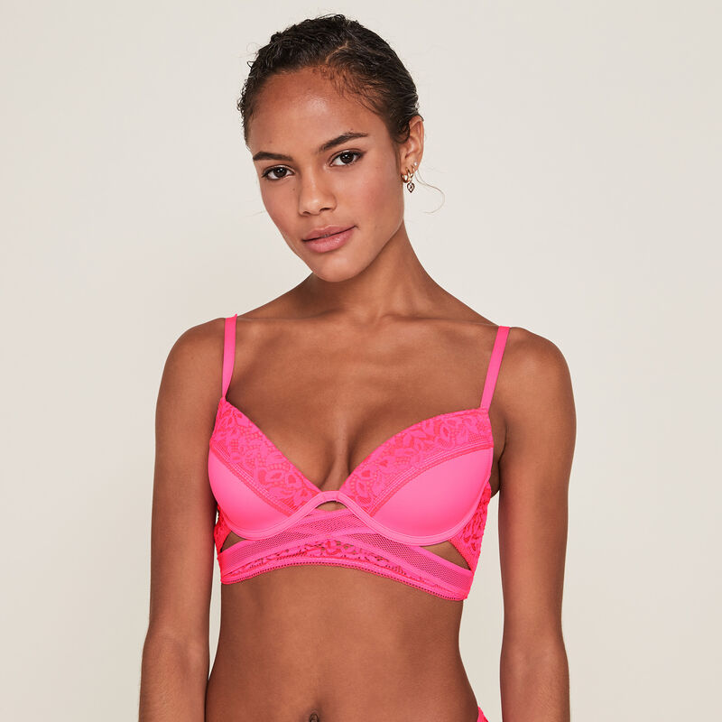 Soutien-gorge ampli bustier - rose Soutien-gorge ampli bustier - rose;