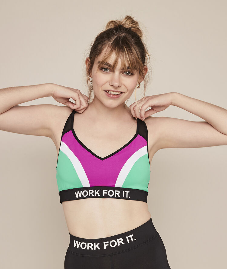 Cycliste sport à bandes wonderwomiz noir.