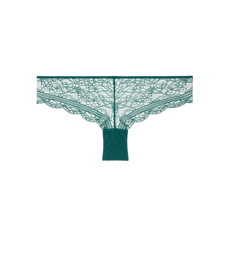 Shorty en dentelle everydayiz vert.