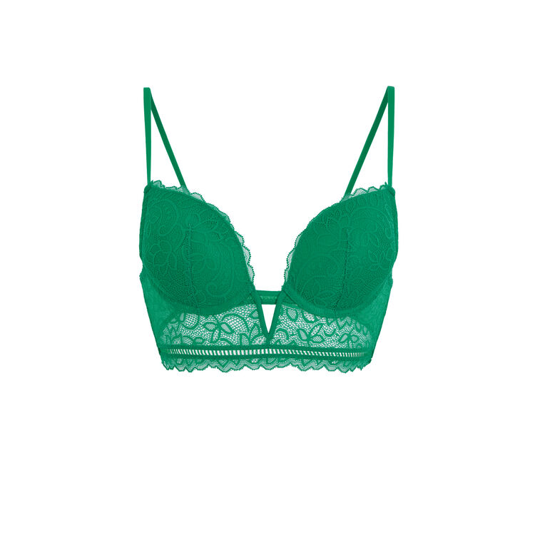 Soutien-gorge push vert émeraude sayiz vert.