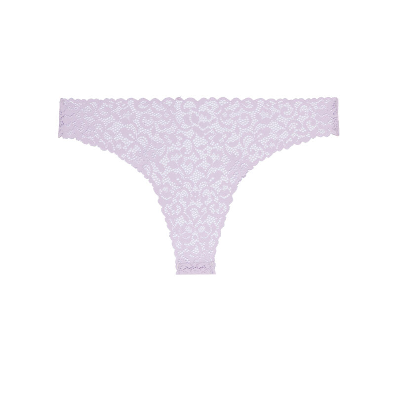 tanga en dentelle fine - lilas tanga en dentelle fine - lilas ;