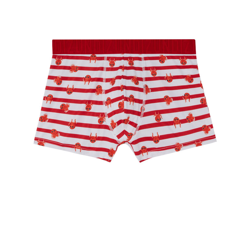 boxer rayés à motifs poulpes - rouge boxer rayés à motifs poulpes - rouge;