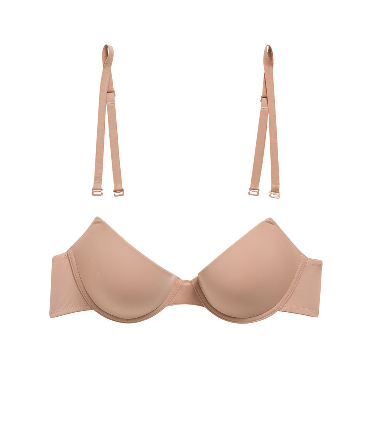 Soutien-gorge ampliforme chair micro skin.