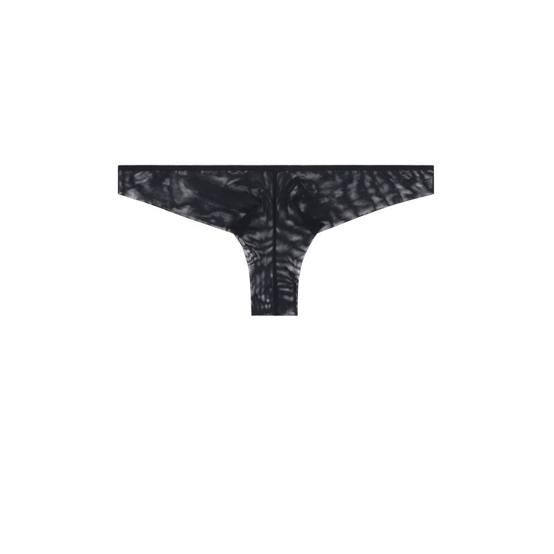 Tanga brillant partiz braiz marron.